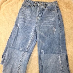 Shein Hi Rise Jeans Blue Size XS